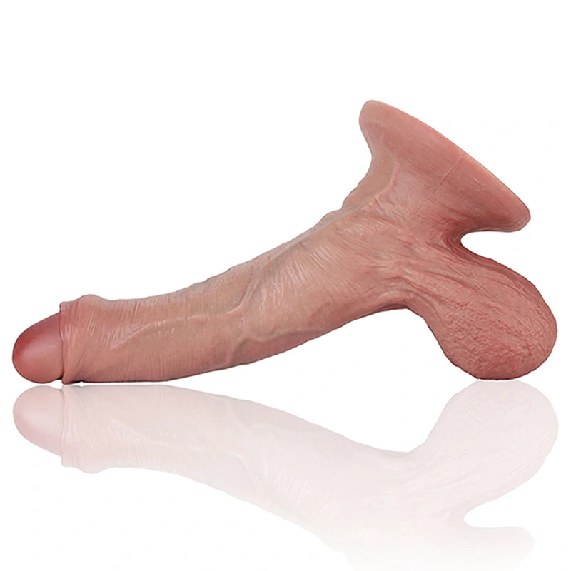 リアル ディルド 大型サイズ 21cm 吸盤付き 本物質感ペニス型おもちゃ