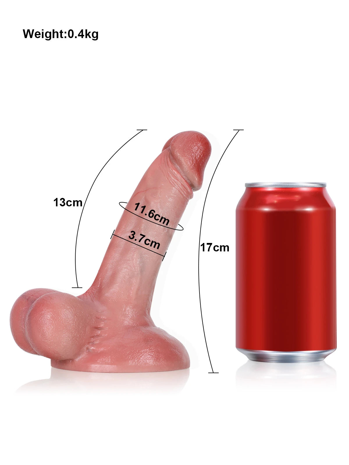 ビーチャー (Beacher) 15.5cm リアルディルド|初心者向けの曲線設計