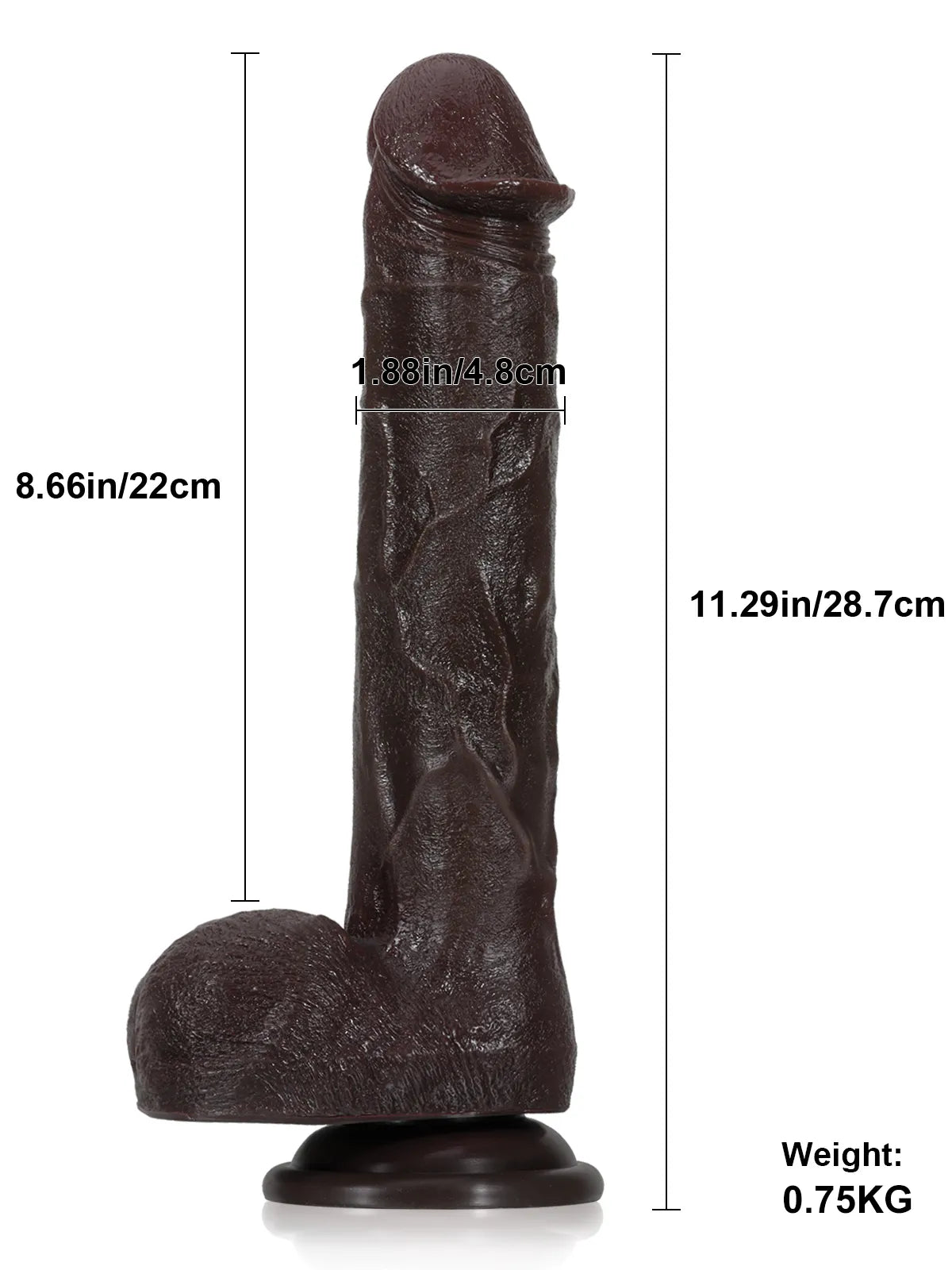 ベッカー (Becker) 28.7cm 電動ディルド|ピストン伸縮×振動で突き上げる快感