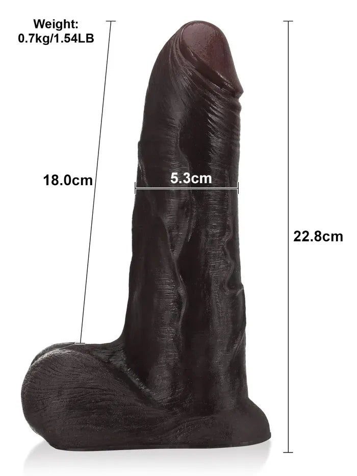 ファントム (Phantom) 22.8cm 巨大|スライドスキン(滑皮)& Vac-U-Lock対応.