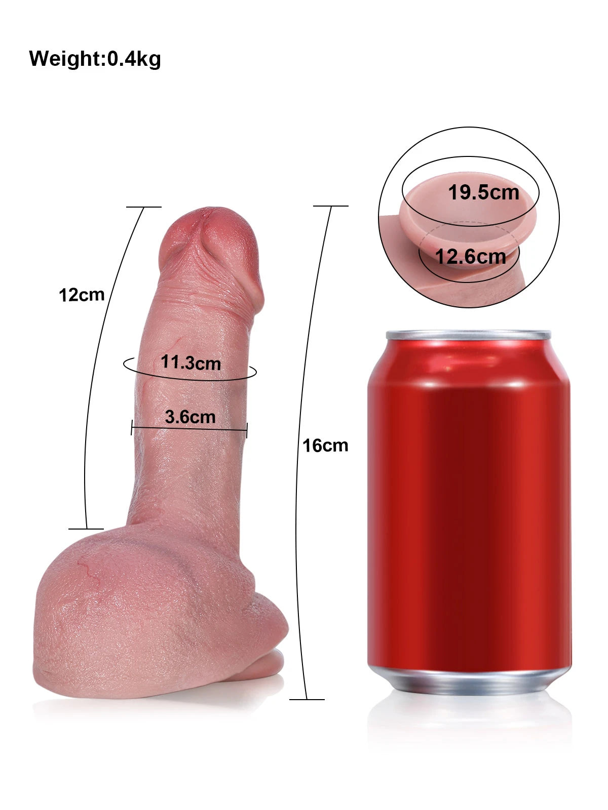 ジュリアン (Julian) 初心者でも安心の14.5cm|レッドヘッドとビッグボールのリアル造形