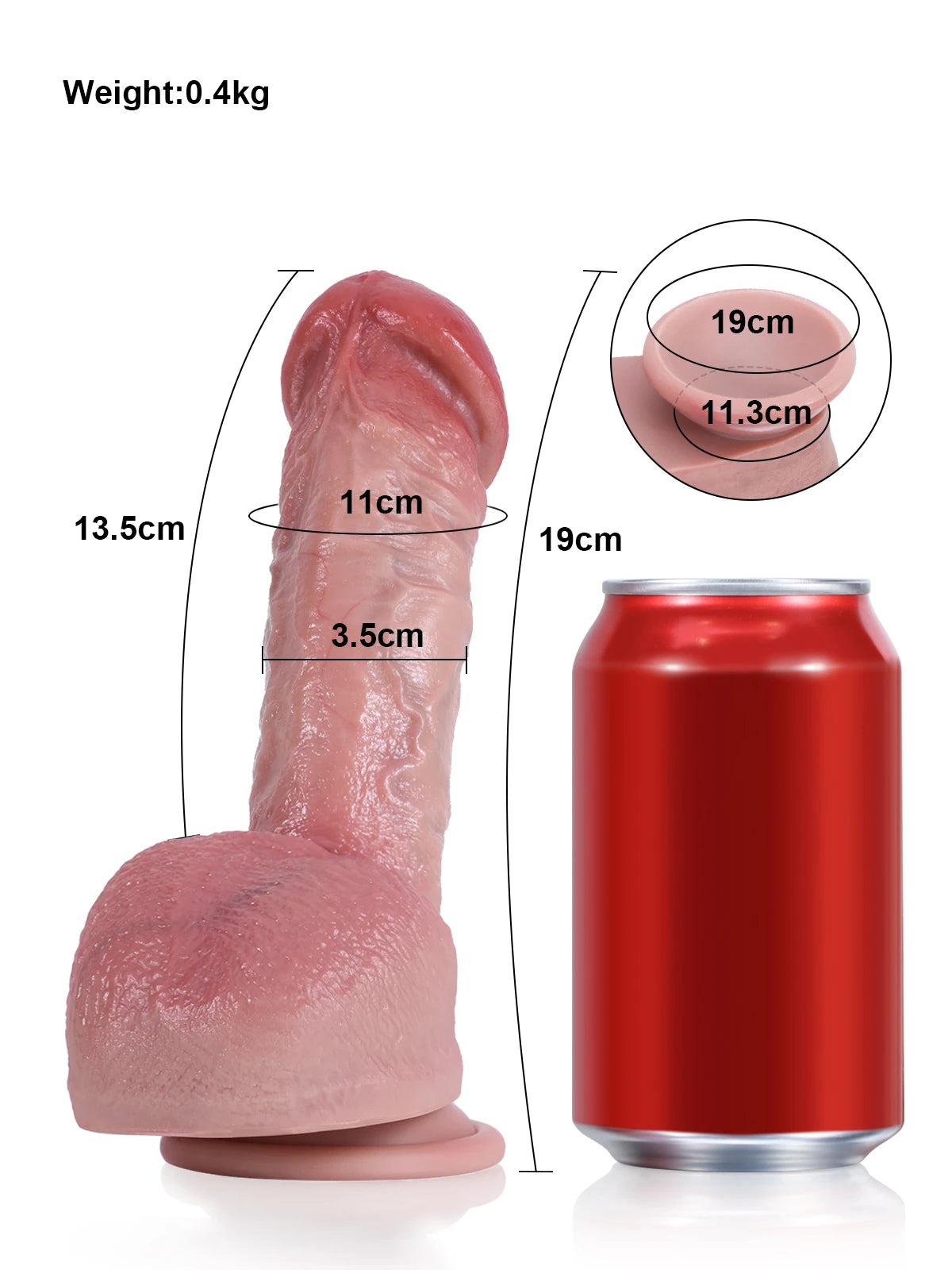 クリス (Kris) 19cm リアルディルド|初心者向けの小型設計と柔軟シリコン