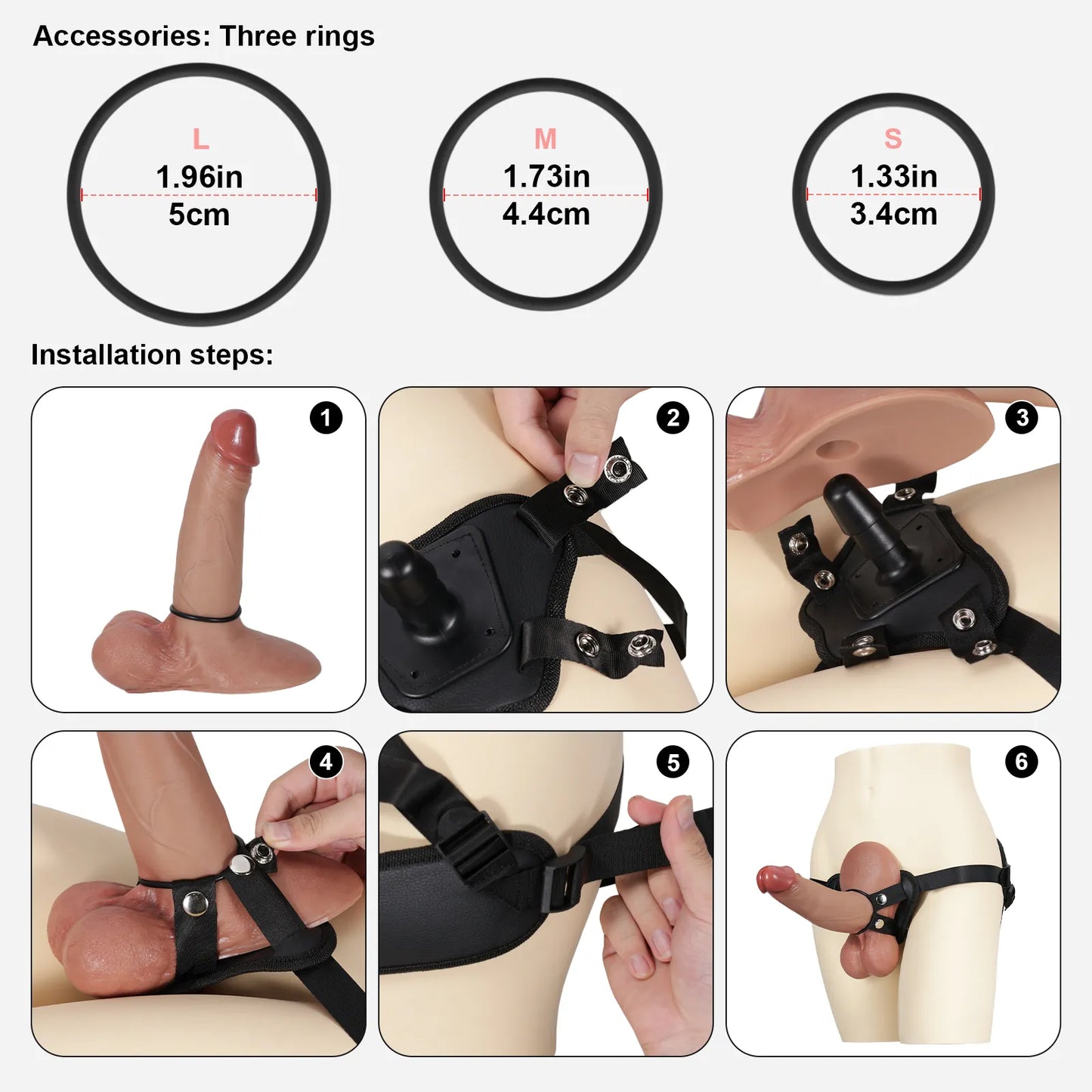 システム対応ストラップオンハーネス｜専用プラグ固定式（ウェアラブルディルド用）