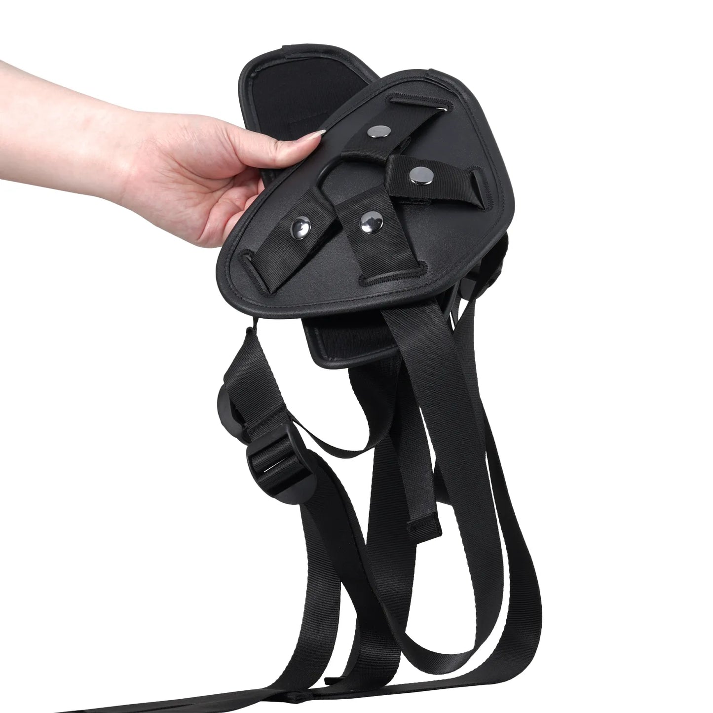 レザー製ストラップオンハーネス｜吸盤ディルド対応・サイズ調整可