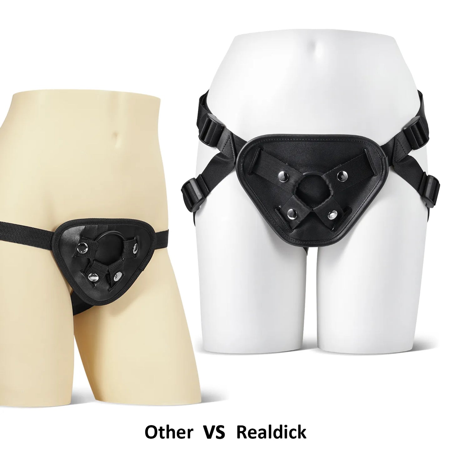 レザー製ストラップオンハーネス｜吸盤ディルド対応・サイズ調整可