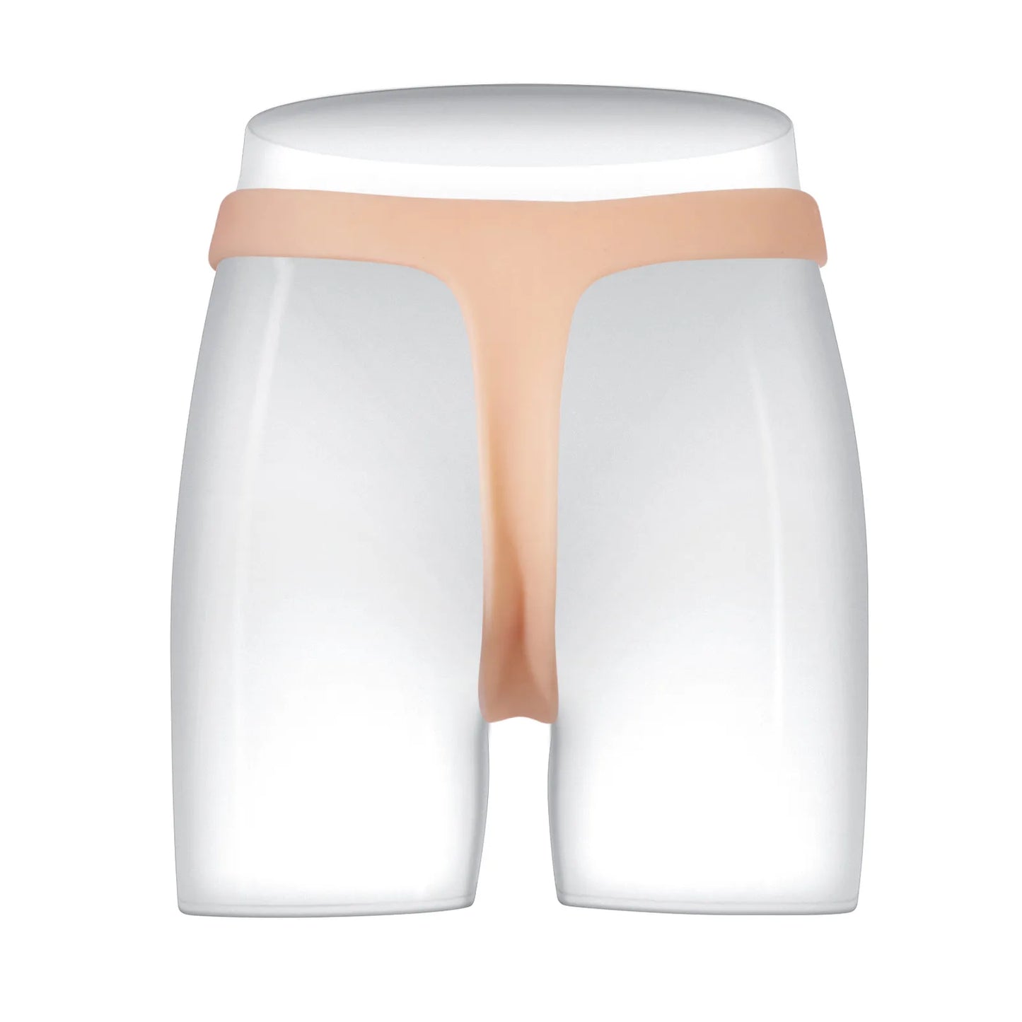 シリコン製ストラップオン 15cm｜安定感のあるディルド設計