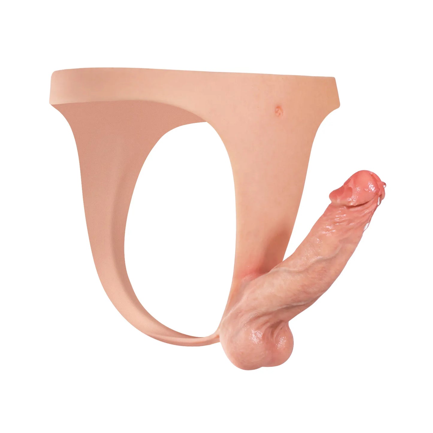 軽量シリコン製ストラップオン 16cm｜スリムベルト＆リアルな使用感