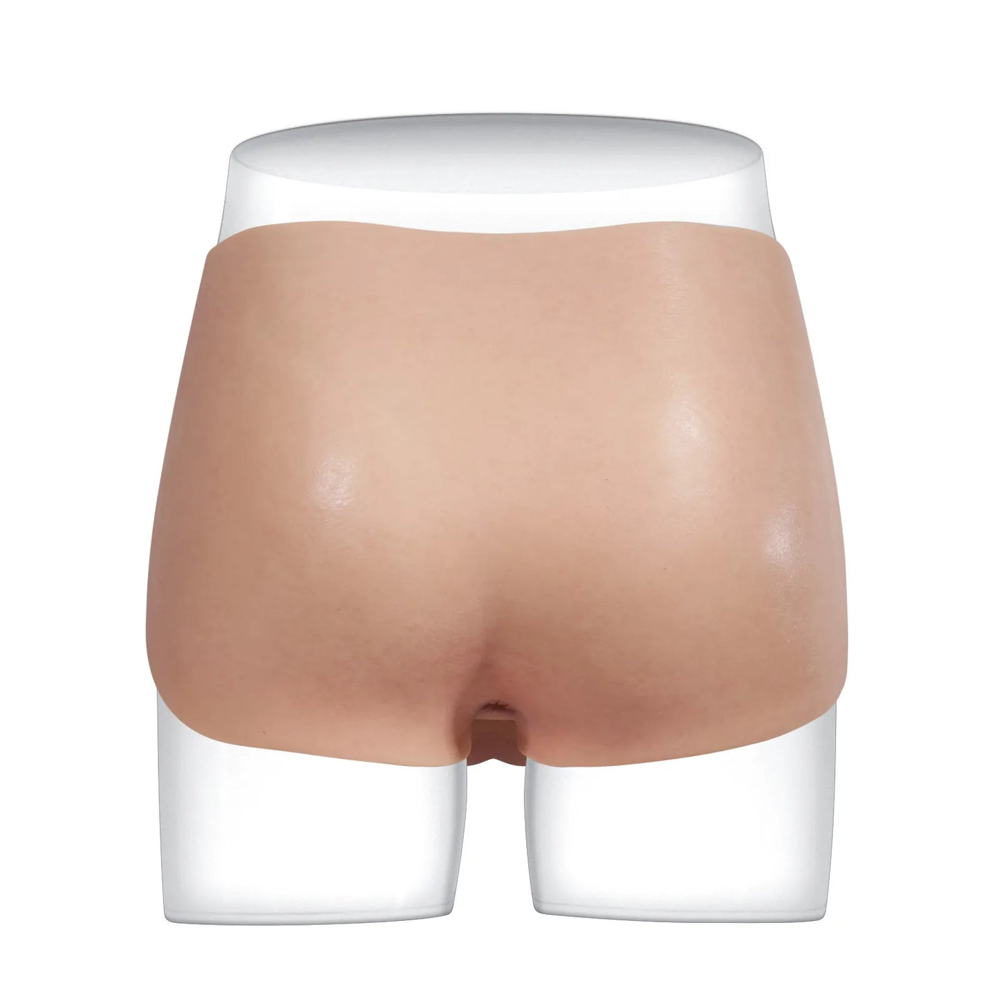 フルカバー型シリコンストラップオンショーツ｜リアルディルド一体設計 18.5cm
