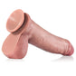 ディルド リアル 23.5cm  スライド式リアルスキン極太ディルド・可動式ソフトボール付き