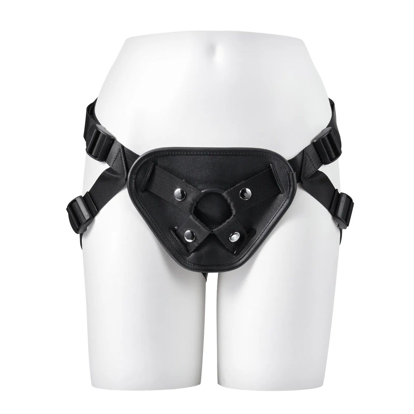 レザー製ストラップオンハーネス｜吸盤ディルド対応・サイズ調整可