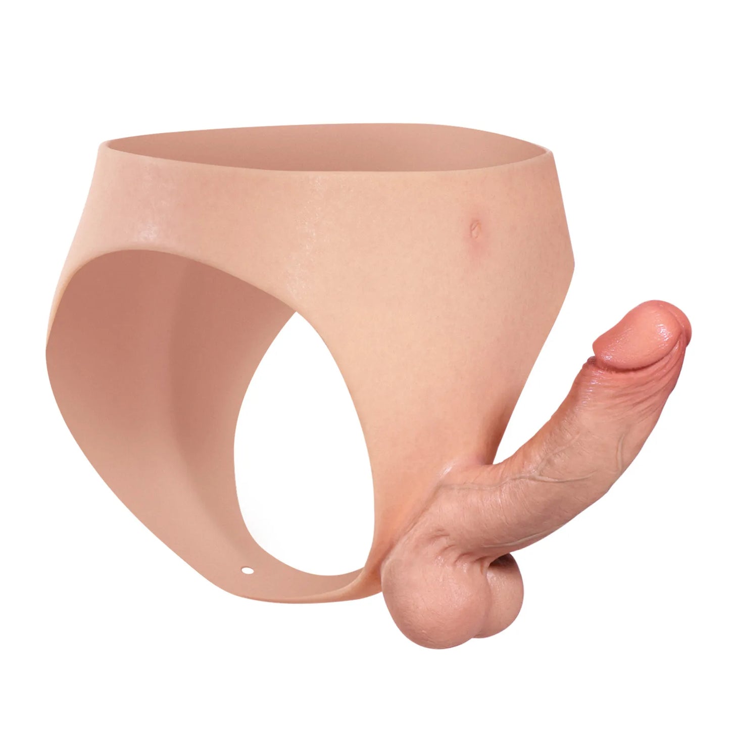 ウェアラブルシリコン・ディルド｜ソリッドシャフト＆ソフト睾丸ストラップオン