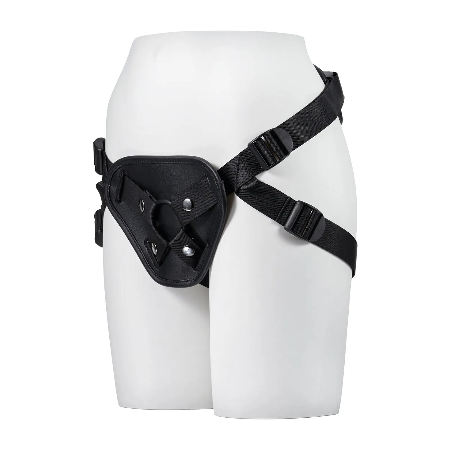 レザー製ストラップオンハーネス｜吸盤ディルド対応・サイズ調整可