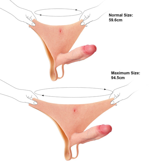 ウェアラブルホロー ストラップオンディルド｜ペニスエクステンション・ED用コックスリーブ