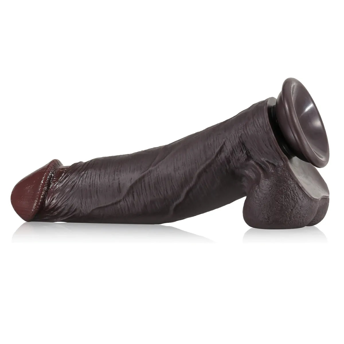 ジョシュア(Joshua)ディルド黒23.3cm二層動皮リアル
