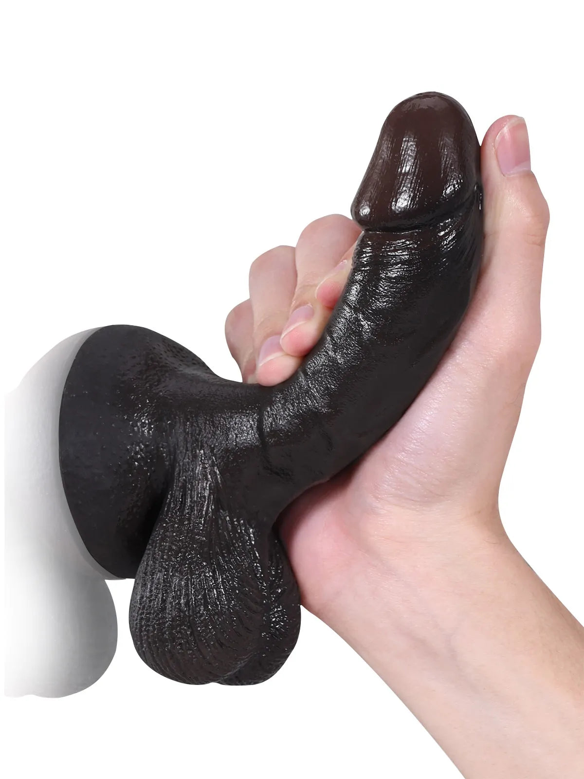 スミス (Smith) 15.8cm 黒人ディルド｜スムーズな導入を叶える錐形設計とリアルな質感