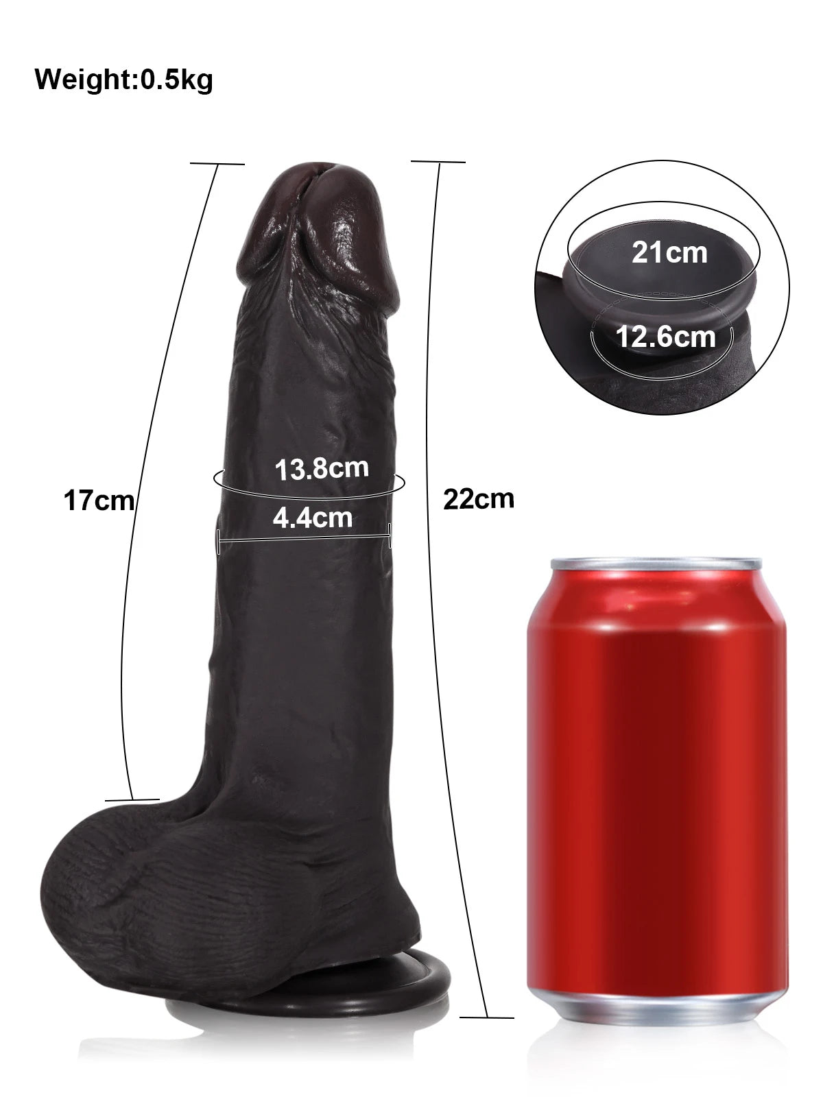ビリー (Billy) 22cm 黒人ディルド｜移動する皮膚と可動式睾丸が放つ驚異のリアリズム